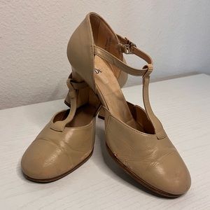 LaDuca Teresa 3” Soft Sole Dance Heel Beige